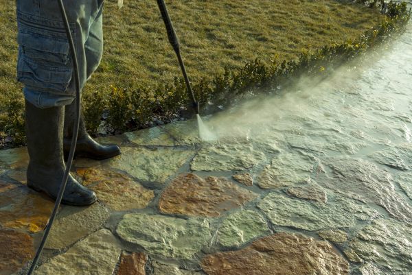Stone Power Washing in Odessa
