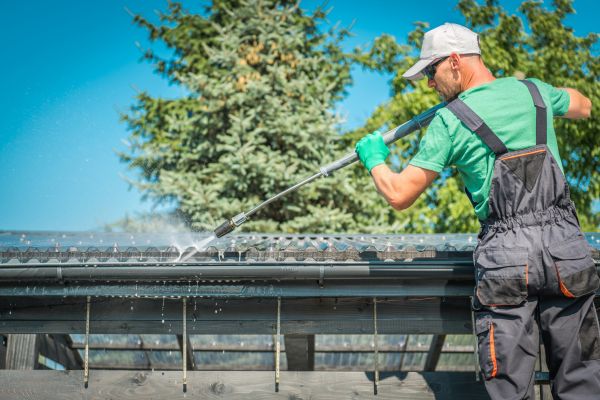 Gutter Power Washing in Odessa